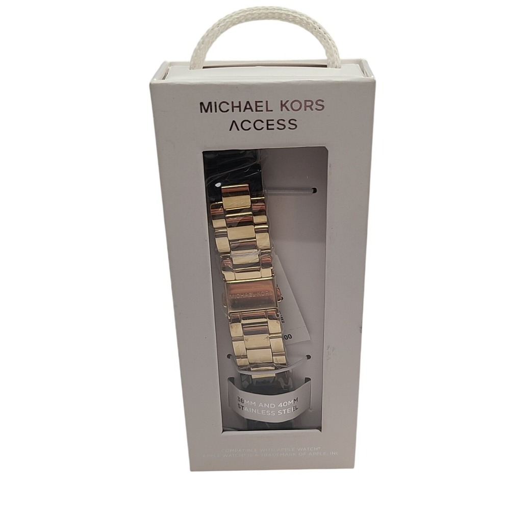 Michael Kors Access Gold Stainless‎ Steel Smartwatch Band 38mm 40mm Compatible
